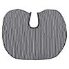 Barber Cape, 2Pcs Cloak Short Washable Soft Cloth Hair Cutting Hairdressing Salon Gown Bib Apron Vertical Stripes, Black & White