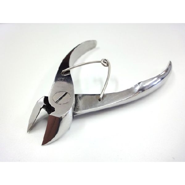 TAS<BR> Nipper Nail Clipper Diagonal Blade Stainless Steel Nail Clipper Nail Clipper Made in Japan [TAS-NANAME] [10014532]