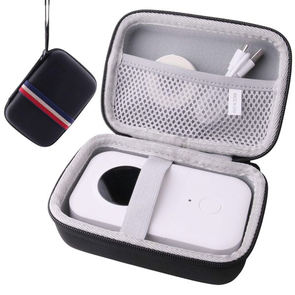 Phomemo D30/Jadens D110 Portable Label Printer Dedicated Protective Storage Case -waiyu JP (Black)