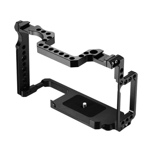 Topcine 5DIV Camera Cage for Canon EOS 5D Mark II III IV 7D Mark I 6D Mark II DSLR Camera Case with Dual Integrated Cold Shoe Mount for Canon EOS 5D4 5D3 5D2 7D1 6D2 Camera Accessory Video Vlog Rig