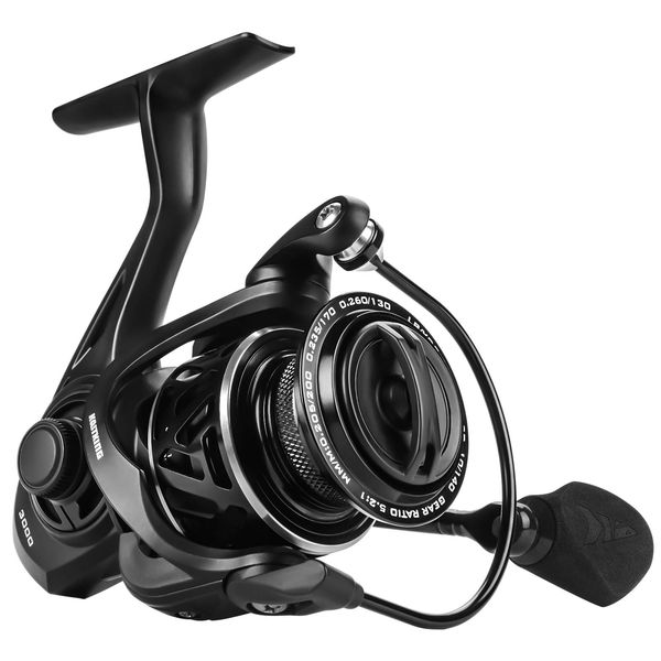 KastKing Zephyr Spinning Reel,Size 2000 Fishing Reel, Light Weight Ultra Smooth Powerful Spinning Fishing Reels