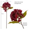 TOPIA Silk Fall Flowers Artificial Silk Dried Hydrangea Flowers Artificial Fa...