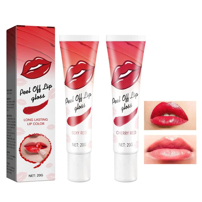 Lippenfleck Abziehen, Abziehbarer Lippenfleck,Feuchtigkeitsspendende Lippenfleck, Lippen Tattoo Lippenstift, Lippentönungsfleck für Frauen