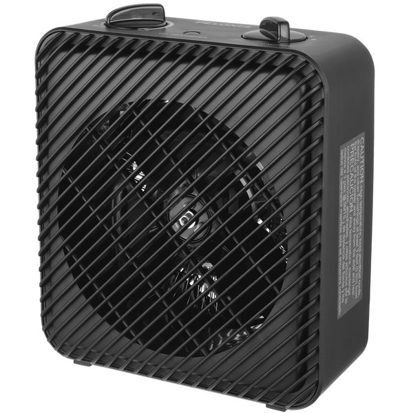 1500W 3 Speed ​​Electric Fan Forced Space Heater, Black, Brand New