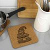 'Gnome & Toadstool' Square Cork Trivet/Pot Stand (TR00027448)