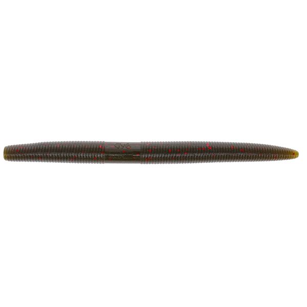 Yamamoto 6" SENKO GREEN PUMPKIN W/ LARGE RED FLAKE (5 PACK)