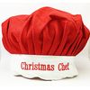 Adult Christmas Chef Hat