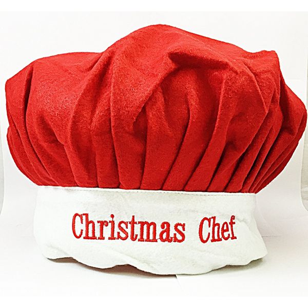 Adult Christmas Chef Hat