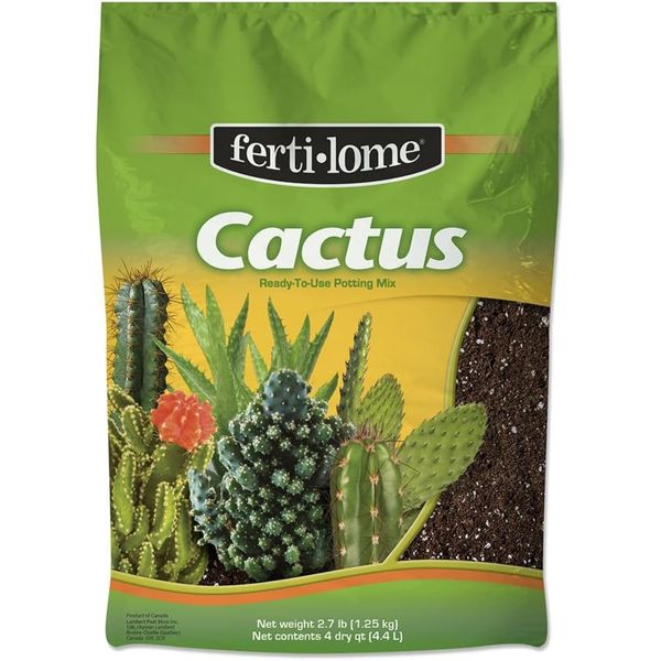 Fertilome Cactus Ready-To-Use Potting Mix, 4qt