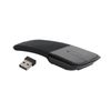 2.4GHz Foldable Arc Touch Wireless Mouse Optical Mice With USB Receiver Black