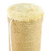KCT Beige Kitten Scratching Scratch Post Activity Play Tunnel Cat Scratching Post Sisal Tree Toy