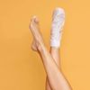 IROHA NATURE - Reparierende Maskensocken Pfirsich und Sheabutter|Tiefenhydration und sofortige Reparatur | Trockene und rissige Füße | Sofortiger Effekt, natürlich und 100 %vegan |Bewiesene Ergebnisse