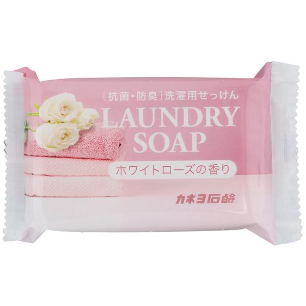 Kaneyo Soap Laundry Soap, 4.8 oz (135 g), Solid White Rose Scent