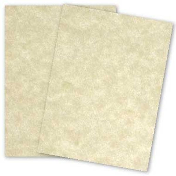 Astroparche Aged Parchment Card Stock – Stationery Imitation Parchment for Arts and Crafts, Invitations, Greeting Cards, Report Covers | 65lb Cover (176gsm) | 50 per Pack | 8.5" x 11" (Letter Size)