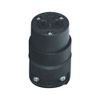 Leviton 000-115CR-000 Black Connector Plug