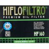 HiFloFiltro HF160 Black Standard Premium Oil Filter, Single