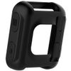 for Garmin Forerunner 35 Case, Lamshaw Silicone Case with Screen Protector (2 Pack) for Garmin Forerunner 35 Watch (Black case+ Screen Protector)
