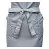 TO187 Cute Stylish Women's Ribbon Apron Gray, gray