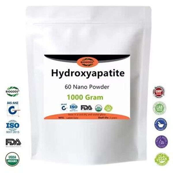 Hydroxyapatite 60 Nano Food Grade 99.95% Pure Teeth, Bone, Teeth Powder 1oz/30g