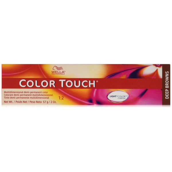 Wella Color Touch 7/75 Medium Blonde Brown Red Violet 2 oz