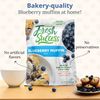 Concord Foods Blueberry Muffin Mix | Easy Bake Bread Mix for Fresh, Delicious Muffins at Home | Made with Natural Flavors & No Preservatives | Ideal for Breakfast, Brunch & Snacks | 15 Oz (Pack of 2)
