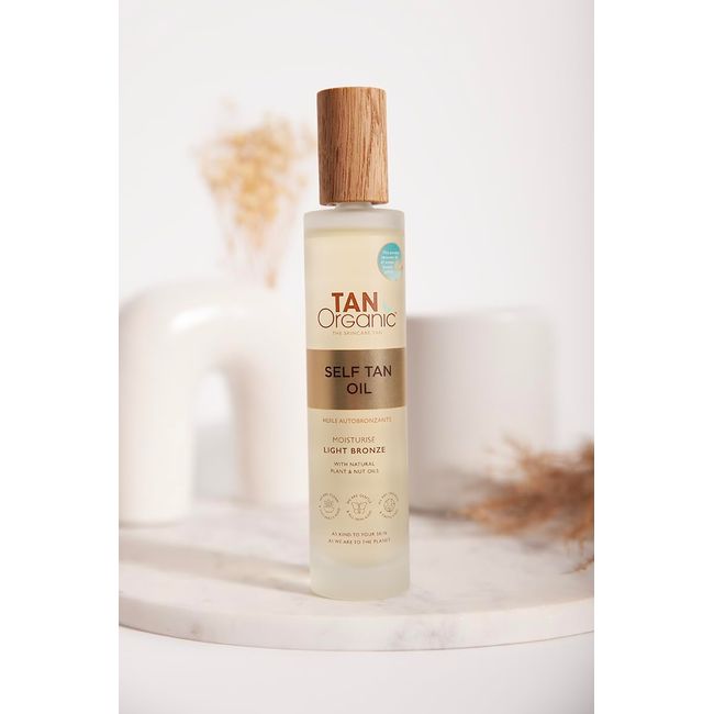 TanOrganic Self Tanning Oil Fake Tan Certified Organic Natural Vegan 100ml