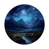 Starry Sky Mountains Night Landscape PopSockets Adhesive PopGrip