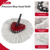 [3 Pack] Mop Replace Heads, Mop Refill Heads Replacements Compatible with O Cedar Spin Mop 1-Tank System- Easy to Replace, Microfiber, Machine Washable