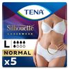 TENA Silhouette Normal Blanc Incontinence Pants Large, 5 each
