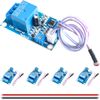 DAOKAI 5PCS Photoresistor Module 12V Light Automatic Control Relay Module XH-M131 Detection Sensor Relay Module Automatic Light Control Switch with 24AWG Wire