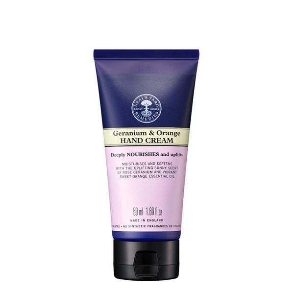 Neal's Yard Remedies Geranium & Orange Hand Cream, Fresh Floral, 1.7 fl oz (50 ml) (x 1)