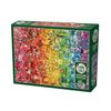 Cobble Hill 1000 Piece Puzzle Colourful Rainbow-Sample Poster Included, Medium, Red