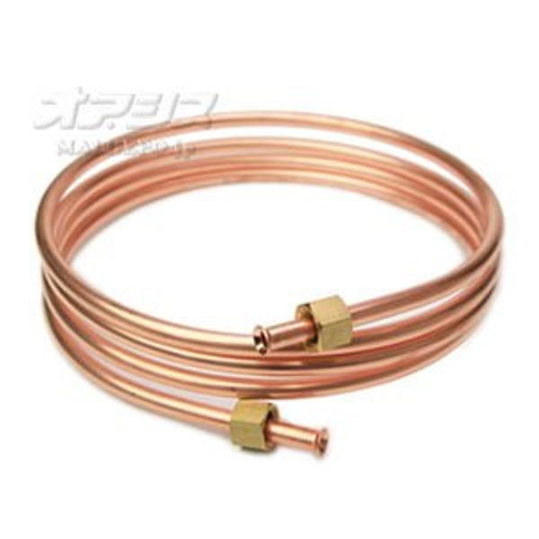 Chofu Seisakusho Copper Pipe (Copper Pipe/Oil Transfer Pipe) Flared on Both Sides 0.3 x 8.5 ft (8 mm x 2.5 m)