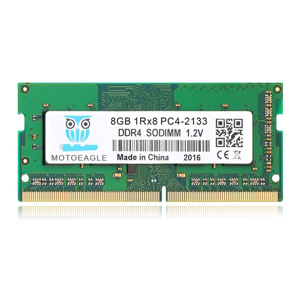 8GB 1RX8 DDR4 2133MHz SODIMM PC4-17000 (PC4-2133P) CL15 Non-ECC Laptop RAM Memory