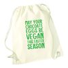Flox Creative Natural Drawstring Bag Chocolate Eggs be Vegan this Easter Season