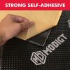 12Pcs 20"x15" Butyl Heat Insulation&Vib