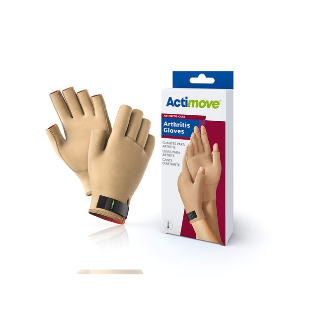 Actimove Arthritis Gloves Small Beige