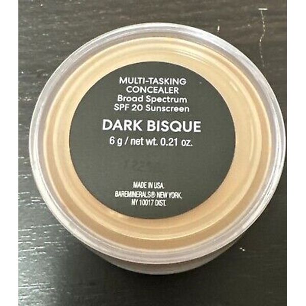 BareMinerals Multi Tasking SPF20 CONCEALER Face Under Eye Dark BISQUE 6g NEW!!!!