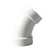 Rainbow Dream 4 Inch DWV 45 Degree PVC Pipe Elbow - 1pc, White