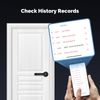 MOES Bluetooth Smart Fingerprint Biometric Door Lock Knob with Keypad & Handle
