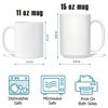 pundo authentic Personalized Birth Month Flower Coffee Mug Custom Name Drinking Cup, 11-15oz