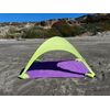 Bechit Beach Shade tent. Top and Bottom are suede microfiber beach towels.