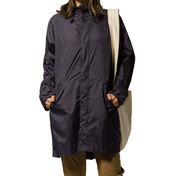 Mac AS-10 Bicycle Rain Suit, Bag-in-Half Coat, Navy L, Navy