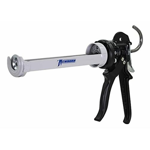 Caulk Gun, High Thrust, Black, Orng, 10oz.