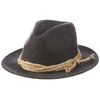 Stockerpoint Men's H-3535.2 Panama Hat, Charcoal, 7 1/4