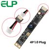 ELP 8mp USB Camera Module with Microphone Wide Angle PC Camera for Computer 4K Lightburn Camera for Laser Engraver Mini Strip Fixed Lens Web Camera CCTV USB Security Camera for Raspberry Pi Laptop
