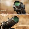 T-EAGLE Rifle Scope EO1.2-6x24WA Variable Magnification Short Scope (with One Piece Mount) bk