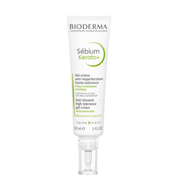 Bioderma Sebium Kerato+ Sivilce ve Akne Lekesi Karşıtı AHA, BHA ve Salisilik Asit İçeren, Cildi Kurutmadan Nemlendiren Bakım Kremi 30 ml