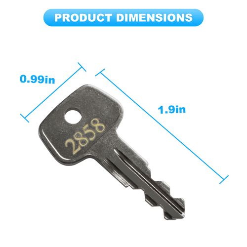 2858 X-Cargo Luggage Roof Keys,X-Cargo Roof Rack Key Karrite Ski Bike xcargo Carrier Skyline Sportrack XL,Replacement Keys for X-Cargo roof Racks(Code 2858-2 pcs)