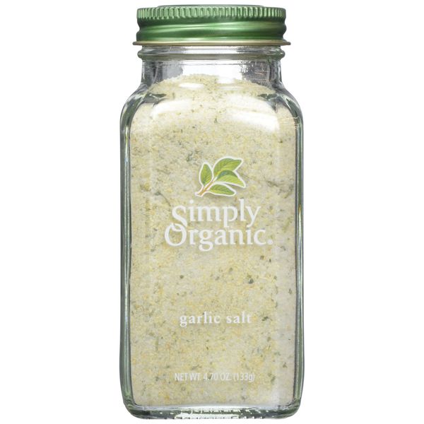 Simply Organic Garlic Salt, Certified Organic | 4.7 oz